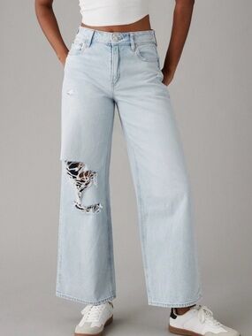 AE - Baggy Wide-Leg Ankle Jeans